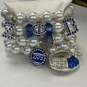 Four zeta phi beta bracelets 45$